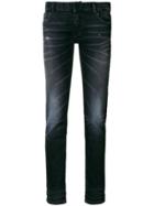 Faith Connexion Faded Stretch Skinny Jeans - Black