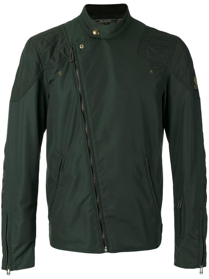 Belstaff Quilted Jacket, Men's, Size: 52, Green, Nylon/polyester