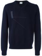 Peuterey 'tires' Jumper, Men's, Size: Medium, Blue, Virgin Wool/alpaca