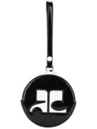 Courrèges Round Clutch Bag - Black