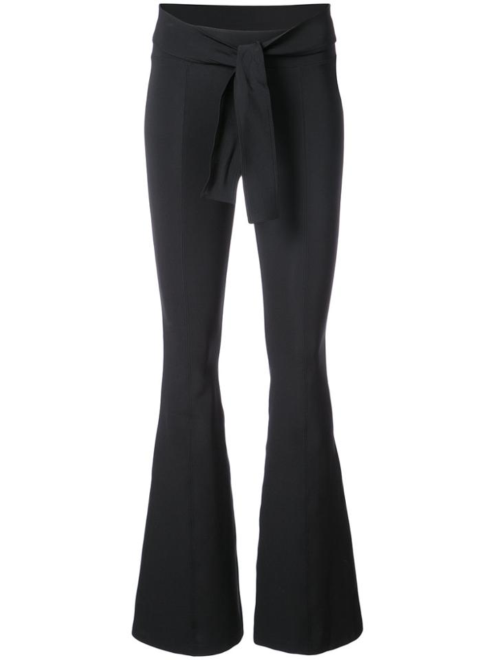 Helmut Lang Flared Tailored Trousers - Black