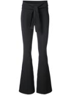 Helmut Lang Flared Tailored Trousers - Black