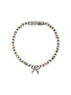 Roar Beaded Gun Bracelet - Metallic