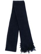 Marni Rib-knit Scarf - Blue