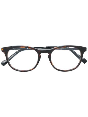 Pierre Cardin Eyewear Oval Frame Glasses - Brown