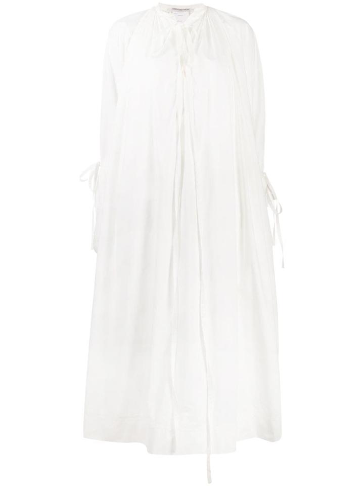 Cherevichkiotvichki Gathered Shift Dress - White