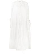 Cherevichkiotvichki Gathered Shift Dress - White