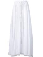 Charo Ruiz Lace Trimmed Open Skirt - White