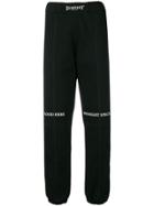 Ih Nom Uh Nit Black Graphic Track Pants