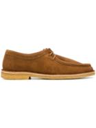 Saint Laurent Laced Derby Shoes - Brown