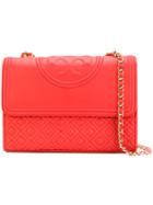 Tory Burch - Quilted Flap Tote - Women - Leather - One Size, Red, Leather