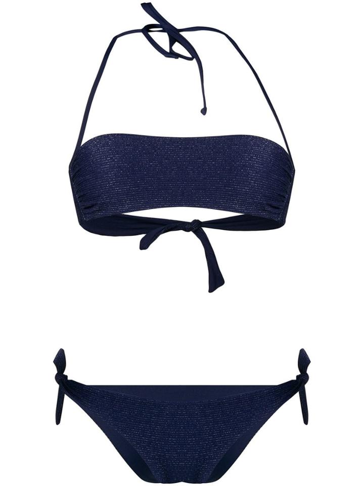 Fisico Halterneck Bikini Set - Blue