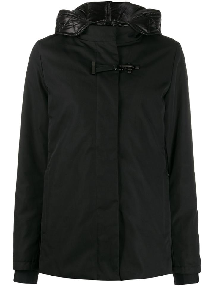 Fay High-neck Down Jacket - Black