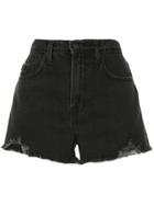 Nobody Denim High Boy Shorts - Black
