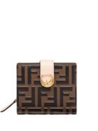 Fendi Small Compact Wallet - Brown