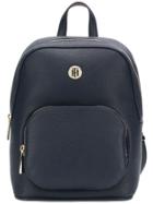 Tommy Hilfiger Logo Plaque Backpack - Blue
