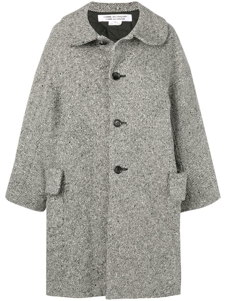 Comme Des Garçons Comme Des Garçons Oversized Single-breasted Coat -