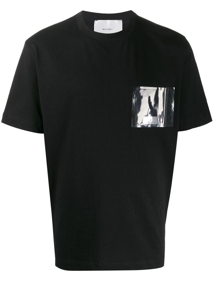 Heliot Emil Logo-plaque Display T-shirt - Black
