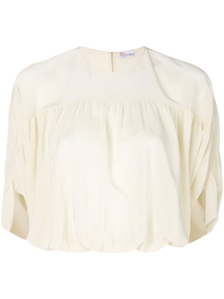 Red Valentino Roll Sleeve Top - Nude & Neutrals