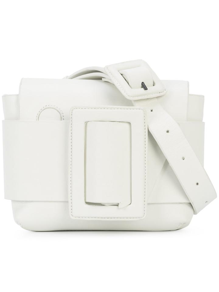 Osklen Buckled Shoulder Bag - White