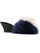Tu Es Mon Trésor Fur Heel Mules - White