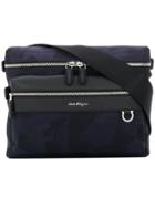 Salvatore Ferragamo Zipped Shoulder Bag - Blue