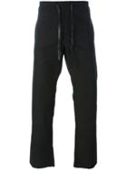 A Diciannoveventitre Drawstring Fastening Trousers - Black