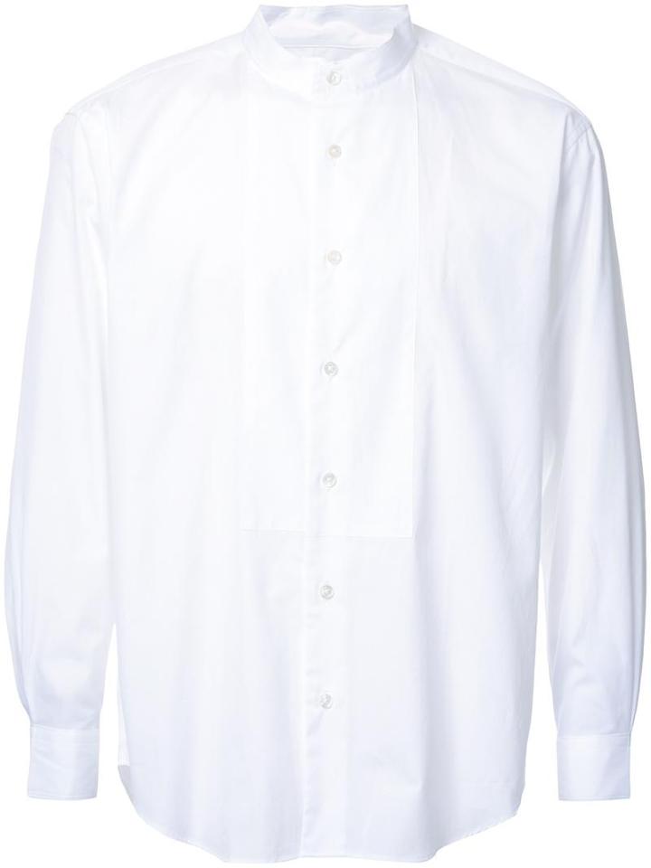 En Route Mandarin Neck Shirt, Men's, Size: 3, White, Cotton