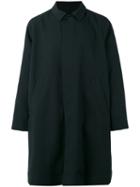 Acne Studios Loose-fit Midi Coat, Men's, Size: 48, Green, Polyester/viscose