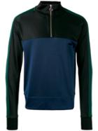 Ami Alexandre Mattiussi - Half Zip Track Top - Men - Cotton/polyester - S, Blue, Cotton/polyester