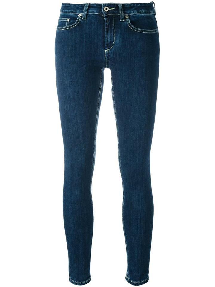 Dondup 'historical Island' Jeans, Women's, Size: 26, Blue, Cotton/polyester/spandex/elastane