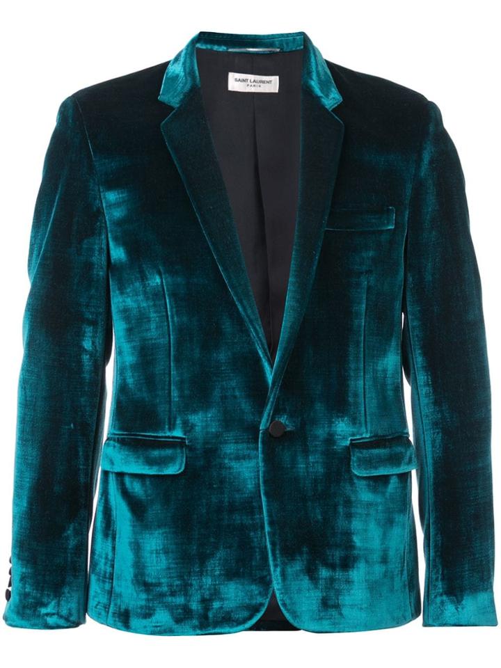 Saint Laurent Classic Blazer - Blue