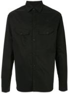 Billy Los Angeles Slant Pocket Button-up Shirt - Black