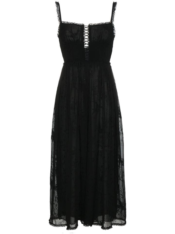Zimmermann Strappy Corset Jumpsuit - Black