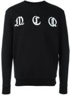 Mcq Alexander Mcqueen Goth Logo Sweatshirt, Men's, Size: Xl, Black, Cotton