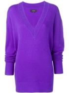 Isabel Marant Cadzi Knit Sweater - Purple