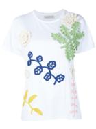 Vika Gazinskaya Crochet Appliqué T-shirt