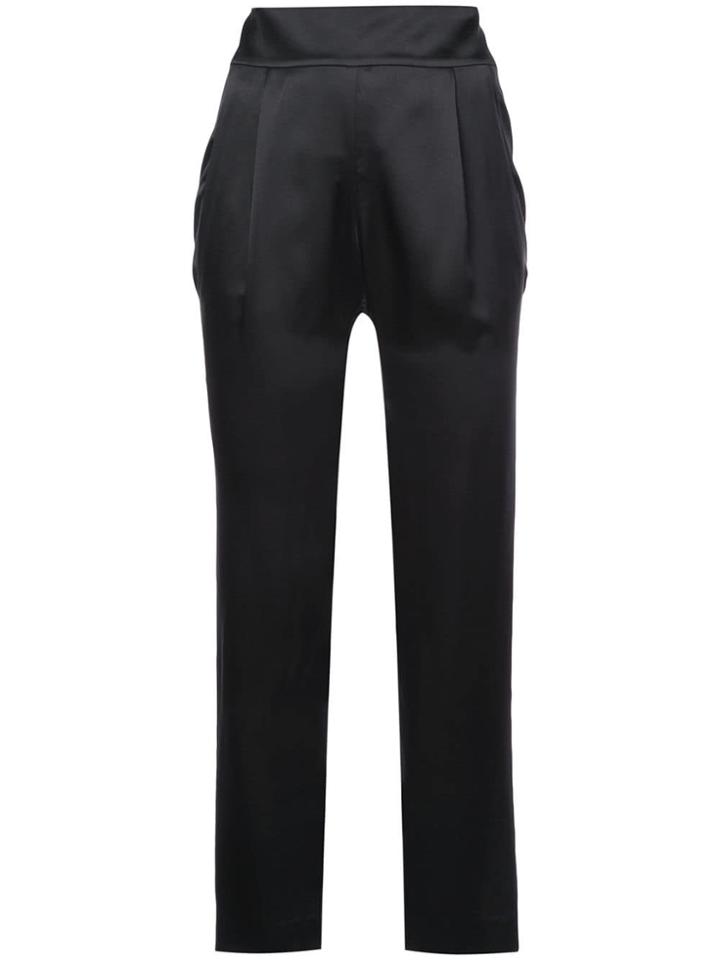 Michelle Mason Pleat Trouser - Black