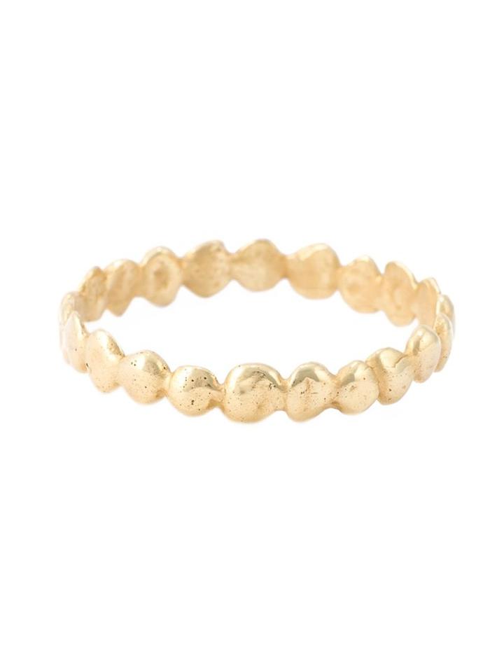 Natasha Collis Small 'eternity Nugget' Ring, Women's, Metallic