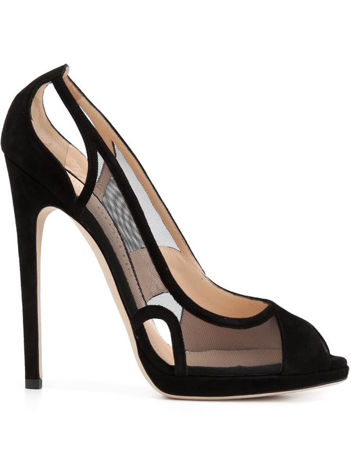 Chloe Gosselin Semi Sheer 'digitalis' Pumps