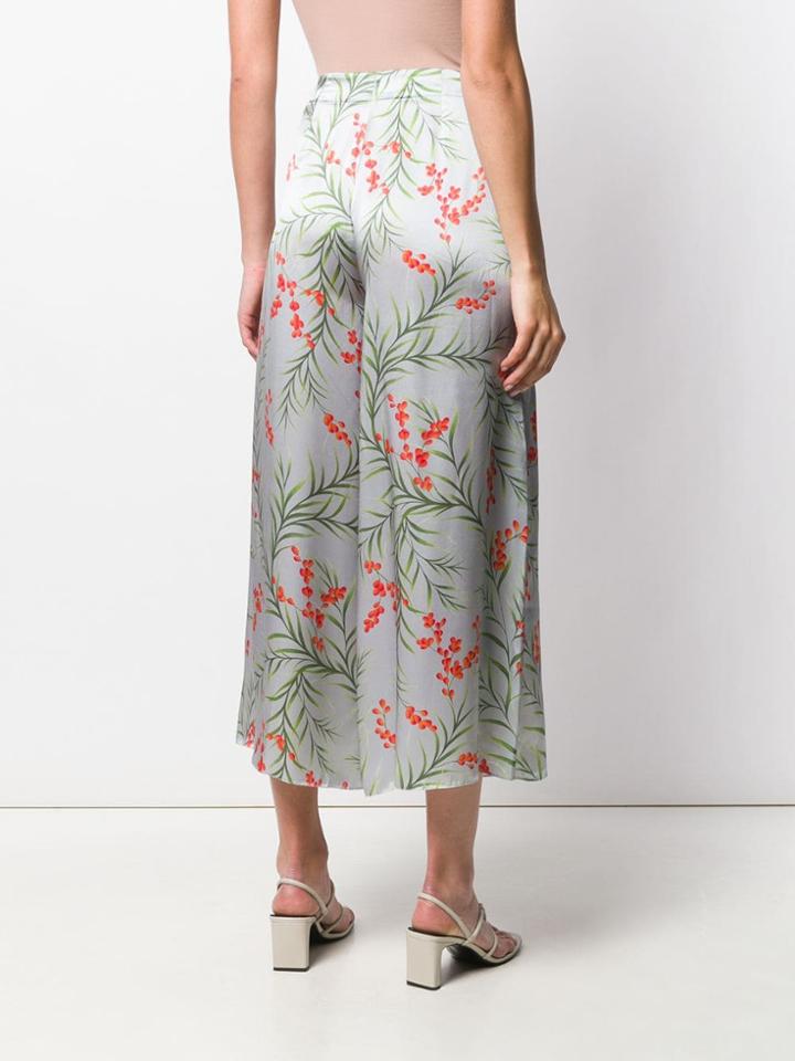 Seren Dolores Cropped Trousers - Blue