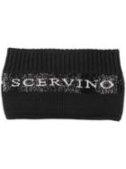 Ermanno Scervino Sequin Embroidered Cowl - Black