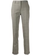 Incotex Glen-check Tailored Trousers - Grey
