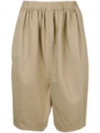 Comme Des Garçons Vintage Balloon Bermuda Shorts - Nude & Neutrals