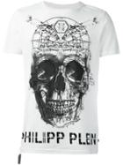 Philipp Plein 'anger' T-shirt, Men's, Size: Large, White, Cotton