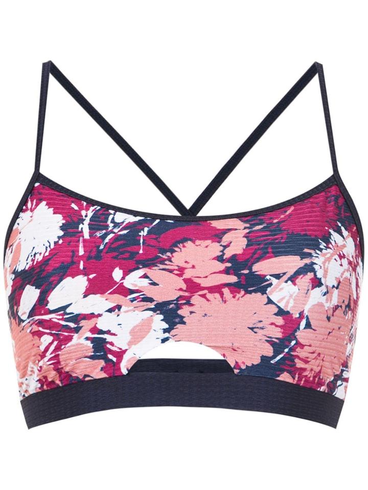 Track & Field Flores Top - Blue