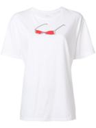 Julien David Sunglasses Print T-shirt - White