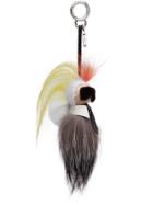Fendi Mini Karlito Charm - Brown