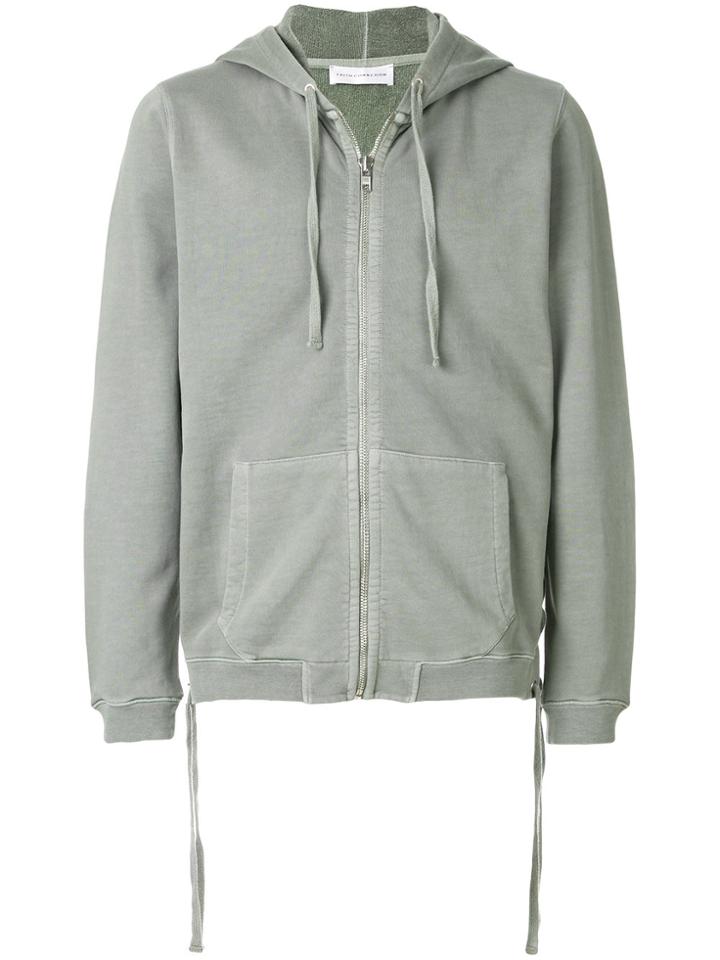 Faith Connexion Zipped Hooded Jacket - Green