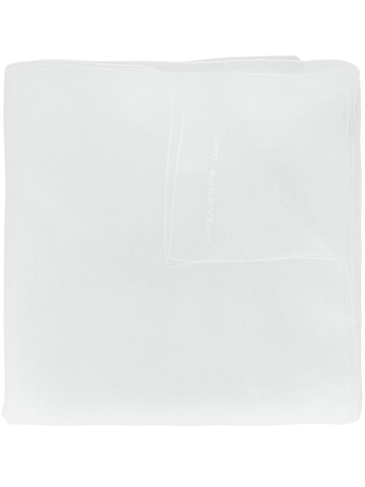 Ermanno Scervino - Lightweight Scarf - Women - Polyester - One Size, Women's, White, Polyester
